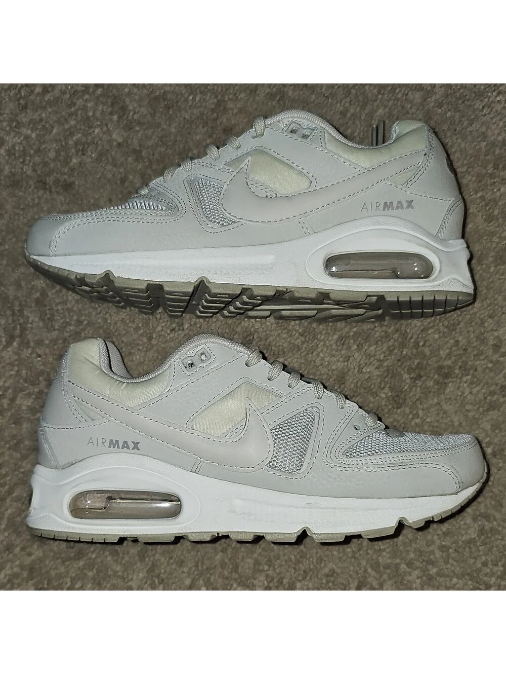 Nike Air Max Command Men's Low Top Lace-Up Sneakers Gray 397690-018